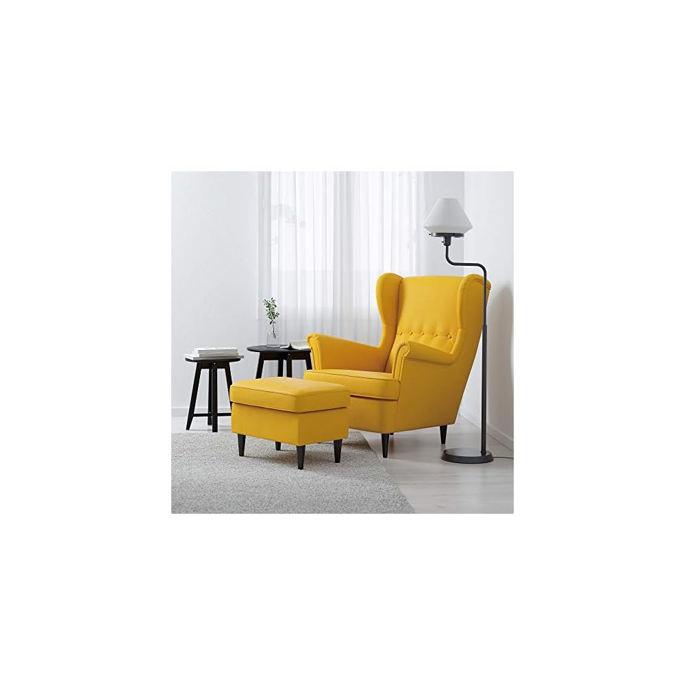 ProTuning STRANDMON Armchair and footstool, Skiftebo yellow