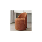 Stylish Plush Velvet Dining Chair - Ergonomic Makeup Stool with Backrest for Living Room & Bedroom, Perfect for Dressing Table, Comfort & Elegance Combined