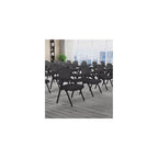 Ergonomic Foldable Office Desk Chair, Lightweight Conference & Meeting Chair, Breathable Wide Seat Training Chair for Home Office & Professional Use
