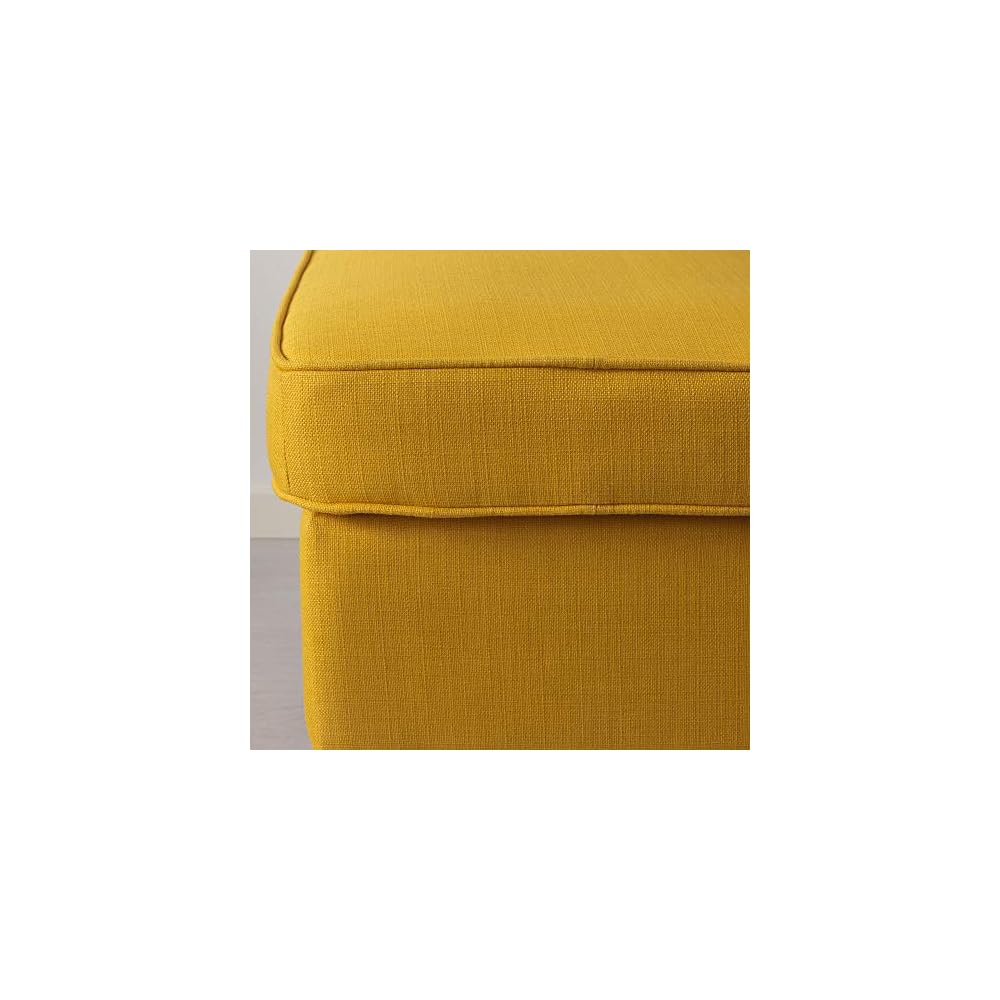 ProTuning STRANDMON Armchair and footstool, Skiftebo yellow