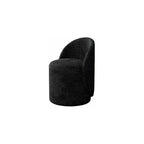 Stylish Plush Velvet Dining Chair - Ergonomic Makeup Stool with Backrest for Living Room & Bedroom, Perfect for Dressing Table, Comfort & Elegance Combined