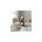 Stylish Plush Velvet Dining Chair - Ergonomic Makeup Stool with Backrest for Living Room & Bedroom, Perfect for Dressing Table, Comfort & Elegance Combined